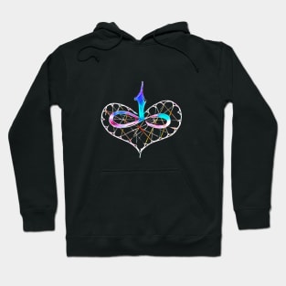 1 forever love, connected Hoodie